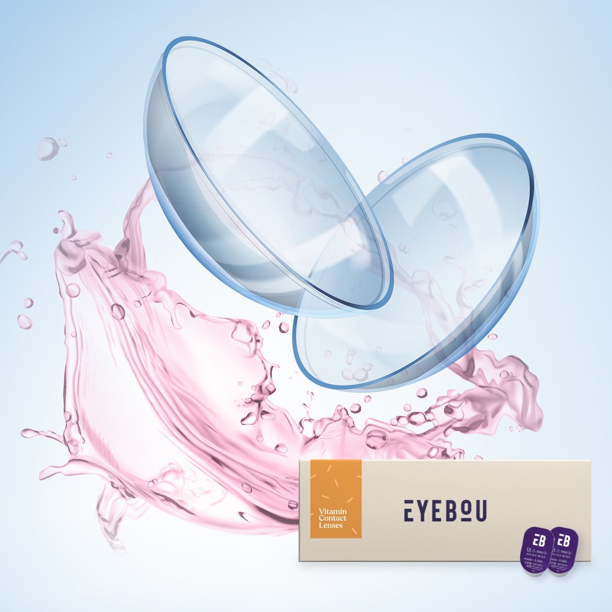 One Day Vitamin Contact Lenses - 30 pcs