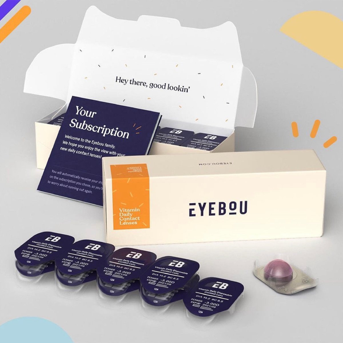 One Day Vitamin Contact Lenses - 30 pcs